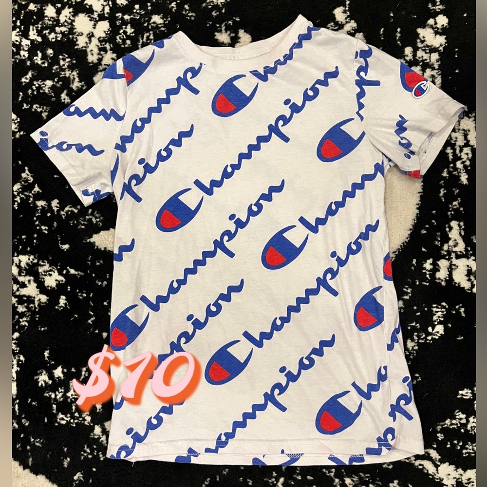 Champion word shirt